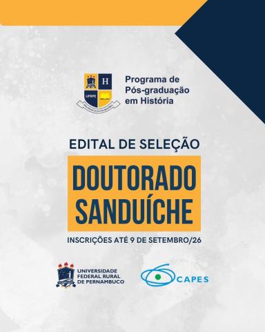 Edital de Seleção | Doutorado Sanduíche
